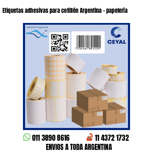 Etiquetas adhesivas para cotillón Argentina – papelería