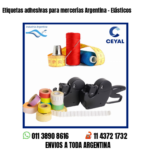 Etiquetas adhesivas para mercerías Argentina – Elásticos