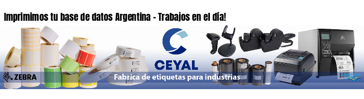Imprimimos tu base de datos Argentina - Trabajos en el día!