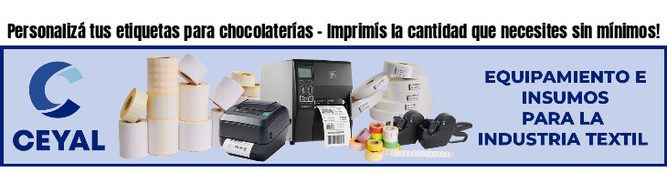 Personalizá tus etiquetas para chocolaterías - Imprimís la cantidad que necesites sin mínimos!