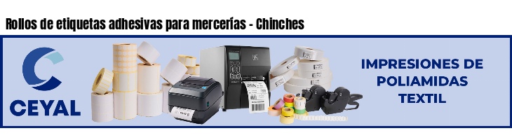 Rollos de etiquetas adhesivas para mercerías - Chinches