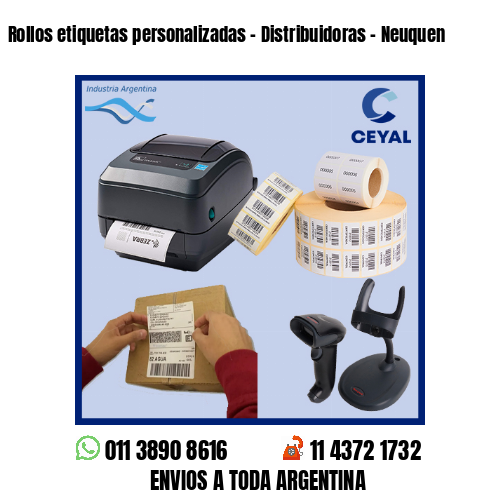Rollos etiquetas personalizadas – Distribuidoras – Neuquen