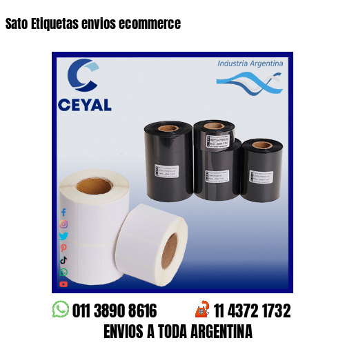 Sato Etiquetas envios ecommerce
