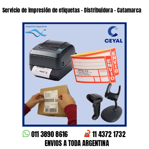 Servicio de impresión de etiquetas – Distribuidora – Catamarca