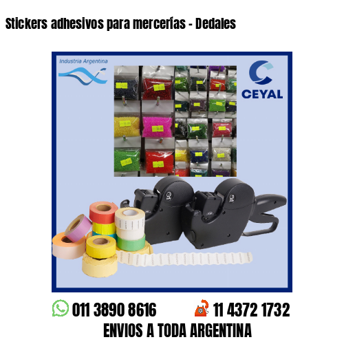 Stickers adhesivos para mercerías – Dedales