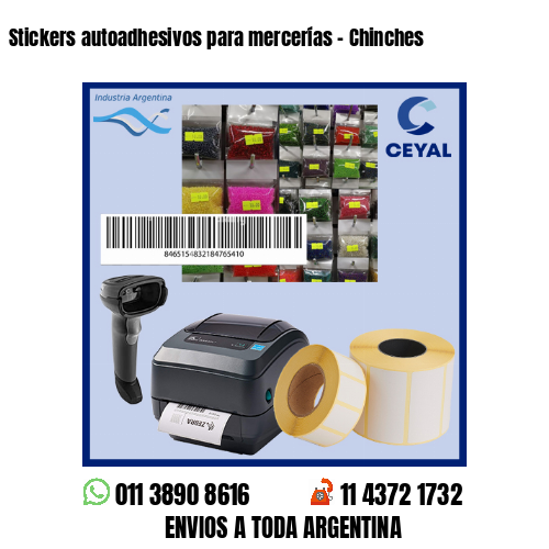 Stickers autoadhesivos para mercerías – Chinches