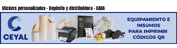 Stickers personalizados - Depósito y distribuidora - CABA