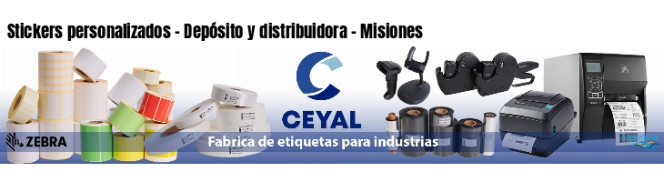 Stickers personalizados - Depósito y distribuidora - Misiones