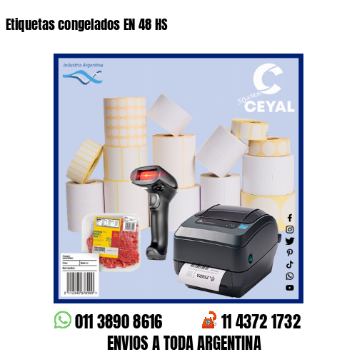 Etiquetas congelados EN 48 HS