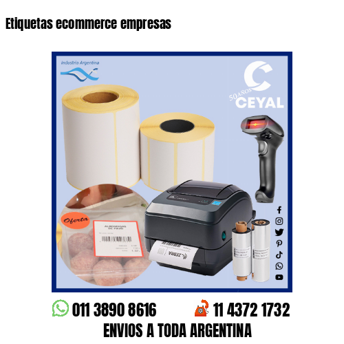 Etiquetas ecommerce empresas