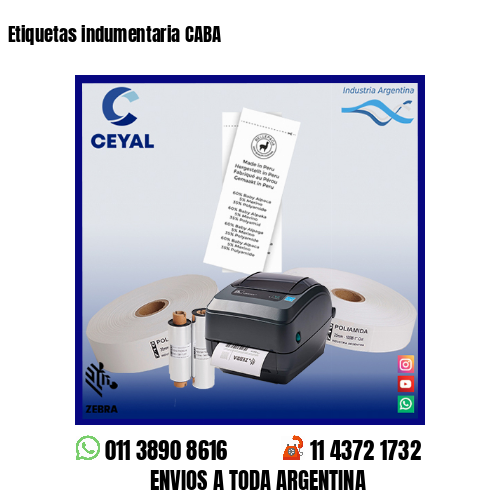 Etiquetas indumentaria CABA
