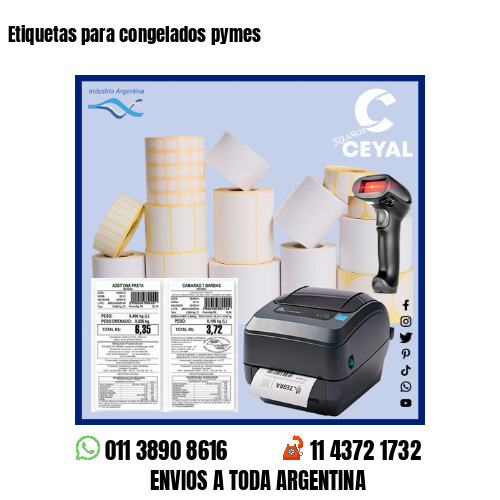 Etiquetas para congelados pymes