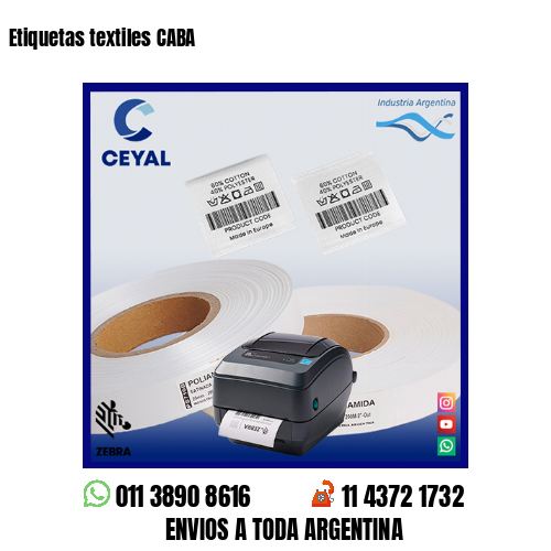 Etiquetas textiles CABA