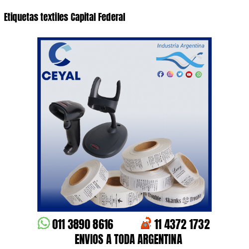 Etiquetas textiles Capital Federal