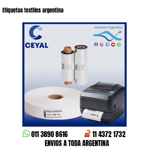 Etiquetas textiles argentina