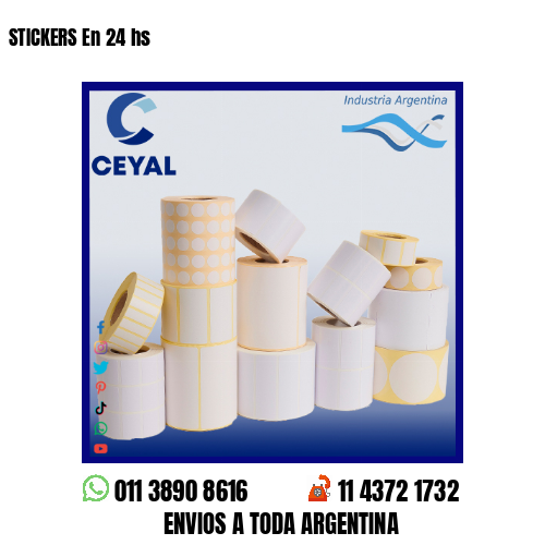 STICKERS En 24 hs