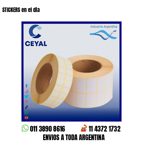 STICKERS en el dia