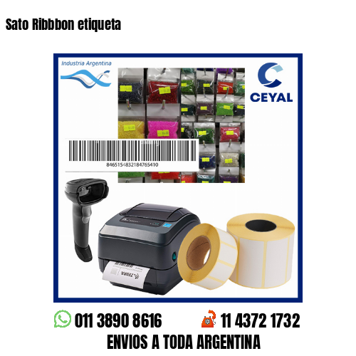 Sato Ribbbon etiqueta