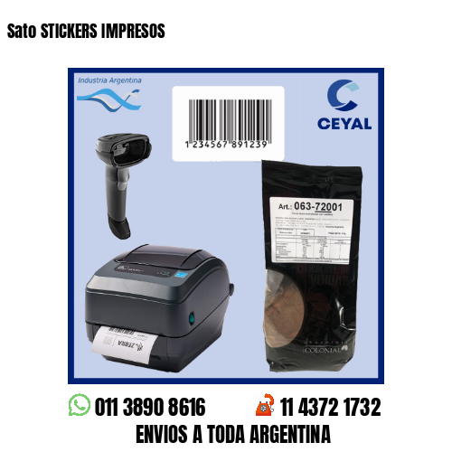 Sato STICKERS IMPRESOS