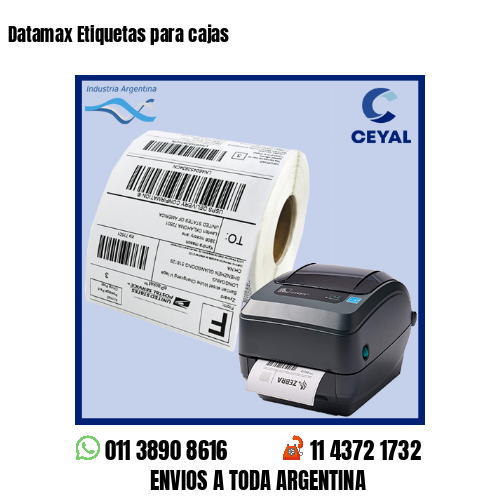 Datamax Etiquetas para cajas