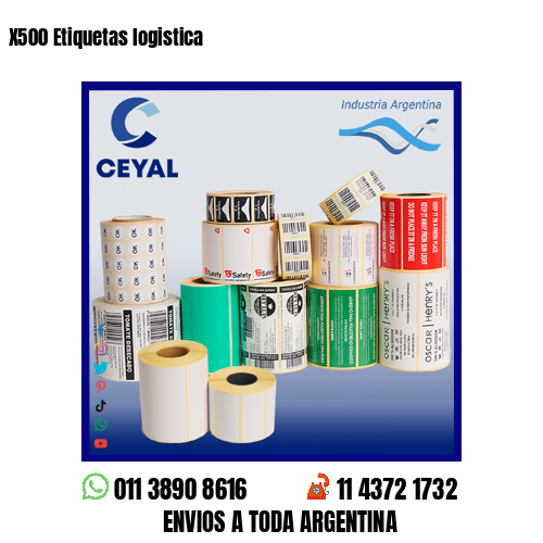 X500 Etiquetas logistica