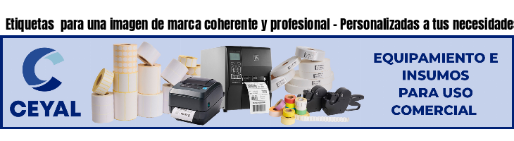 Etiquetas para una imagen de marca coherente y profesional - Personalizadas a tus necesidades