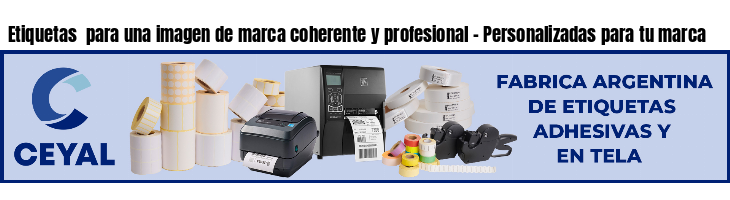 Etiquetas para una imagen de marca coherente y profesional - Personalizadas para tu marca