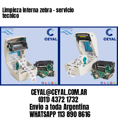 Limpieza interna zebra – servicio tecnico