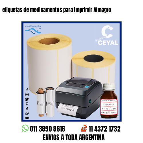 etiquetas de medicamentos para imprimir Almagro