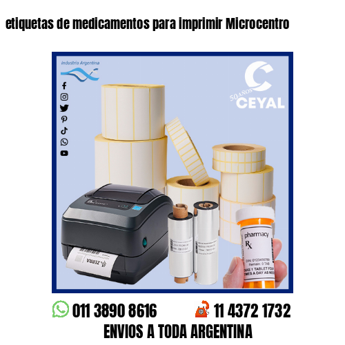etiquetas de medicamentos para imprimir Microcentro