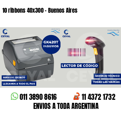 10 ribbons 40x300 - Buenos Aires