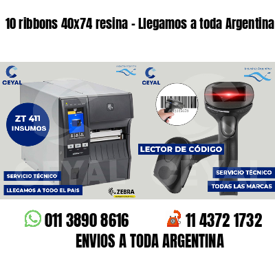 10 ribbons 40x74 resina - Llegamos a toda Argentina