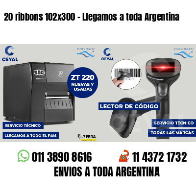 20 ribbons 102x300 - Llegamos a toda Argentina
