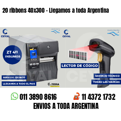 20 ribbons 40x300 - Llegamos a toda Argentina