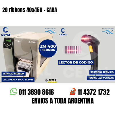 20 ribbons 40x450 - CABA
