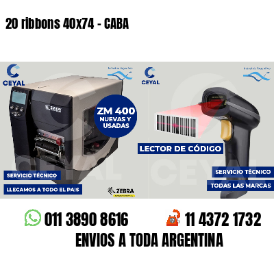 20 ribbons 40x74 - CABA