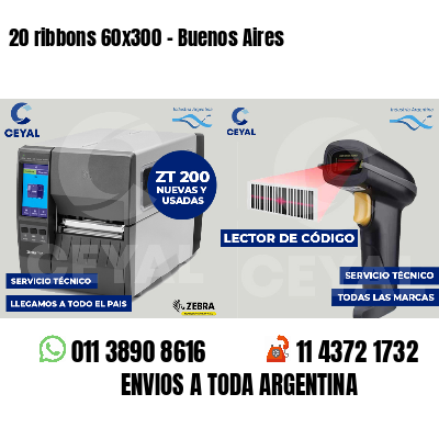 20 ribbons 60x300 - Buenos Aires