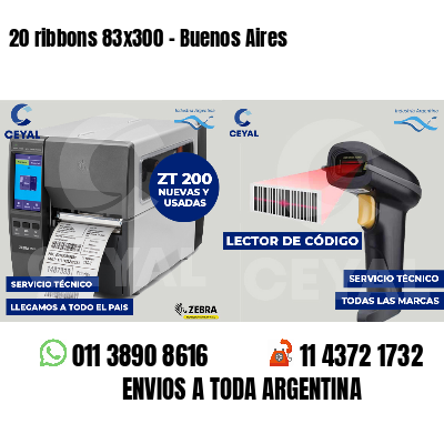 20 ribbons 83x300 - Buenos Aires