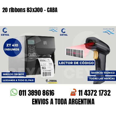 20 ribbons 83x300 - CABA
