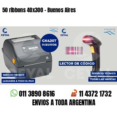 50 ribbons 40x300 - Buenos Aires