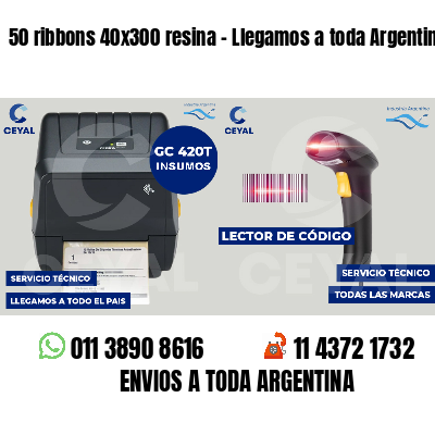 50 ribbons 40x300 resina - Llegamos a toda Argentina