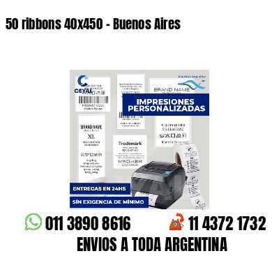 50 ribbons 40x450 - Buenos Aires