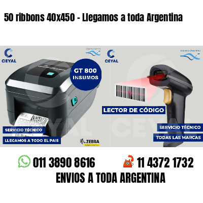 50 ribbons 40x450 - Llegamos a toda Argentina