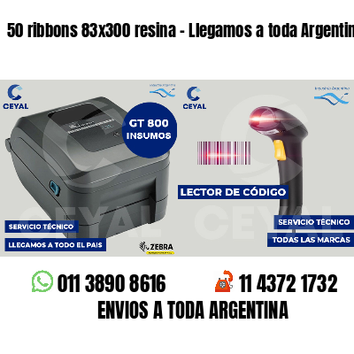 50 ribbons 83x300 resina - Llegamos a toda Argentina