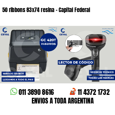 50 ribbons 83x74 resina - Capital Federal