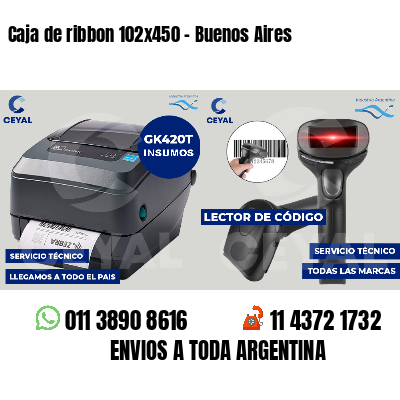 Caja de ribbon 102x450 - Buenos Aires