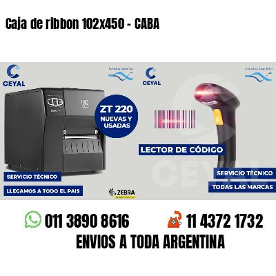 Caja de ribbon 102x450 - CABA