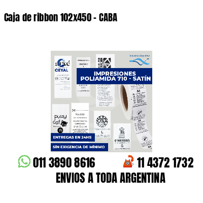 Caja de ribbon 102x450 - CABA