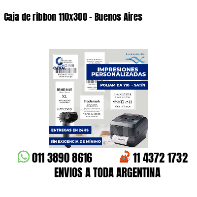 Caja de ribbon 110x300 - Buenos Aires
