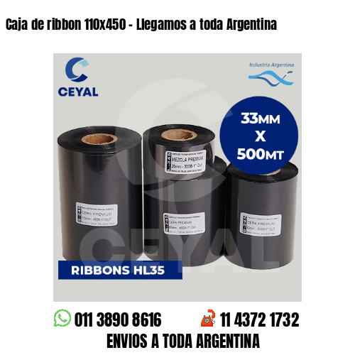 Caja de ribbon 110×450 – Llegamos a toda Argentina
